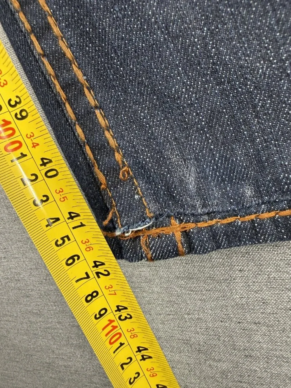True Religion Joey Super T Jeans Mens 40x30 Blue Denim Straight Leg Pants USA